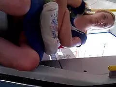 Baby-doll klänning och strök ägget porr mjuk